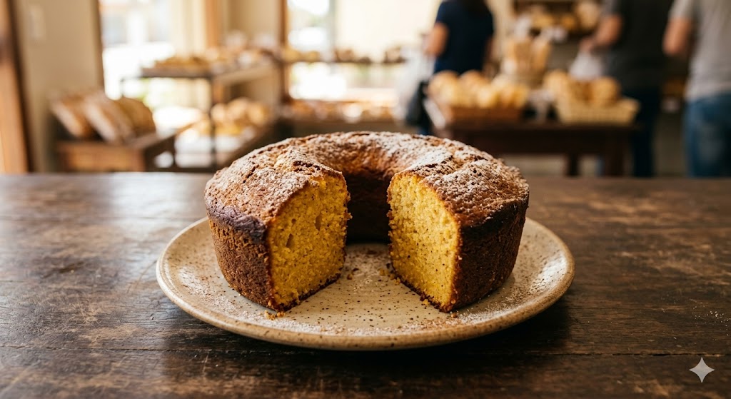 Bolo de Fubá Cremoso